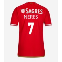 Benfica David Neres #7 Heimtrikot 2023-24 Kurzarm